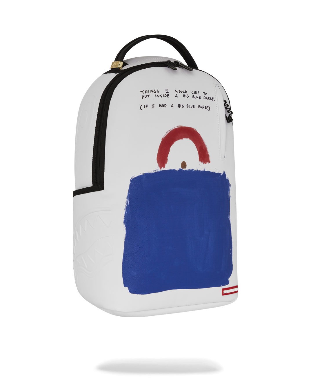 Limited Edition KEITH HARING BIG BLUE PURSE ART BACKPACK
