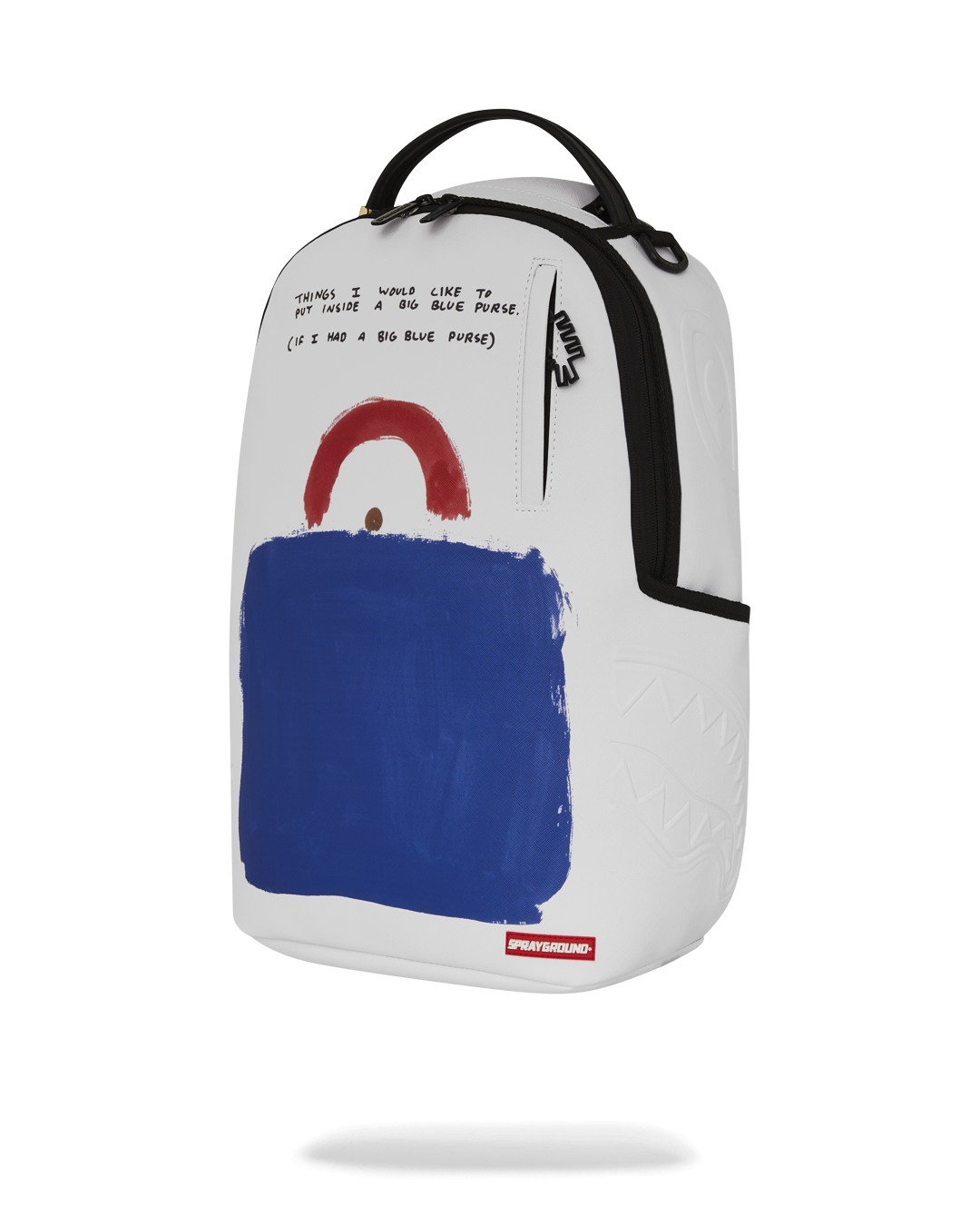 Limited Edition KEITH HARING BIG BLUE PURSE ART BACKPACK