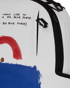 Limited Edition KEITH HARING BIG BLUE PURSE ART BACKPACK