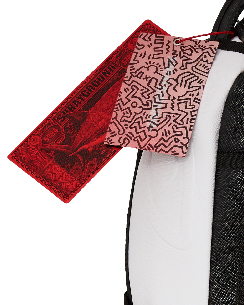 Limited Edition KEITH HARING BIG BLUE PURSE ART BACKPACK