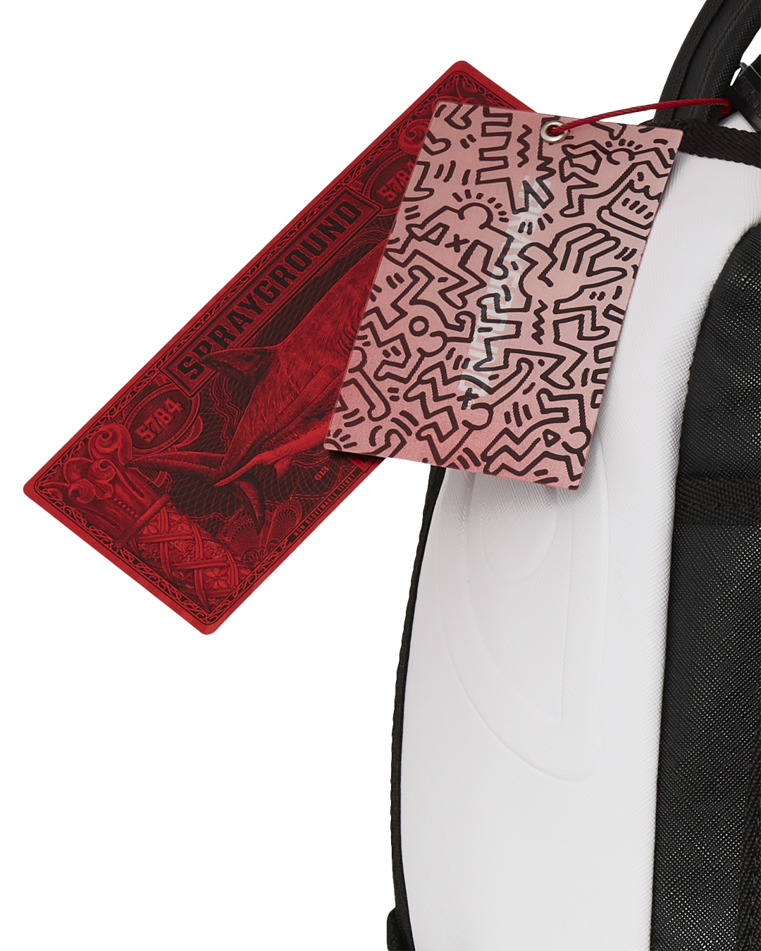 Limited Edition KEITH HARING BIG BLUE PURSE ART BACKPACK