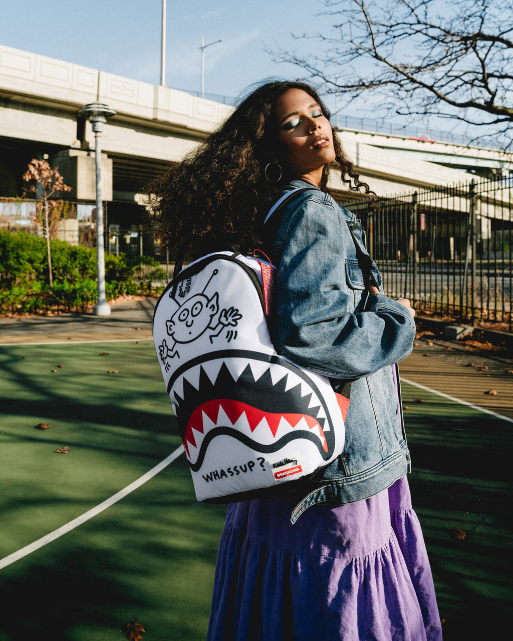 Limited Edition KEITH HARING WHASSUP ALIEN DLX BACKPACK