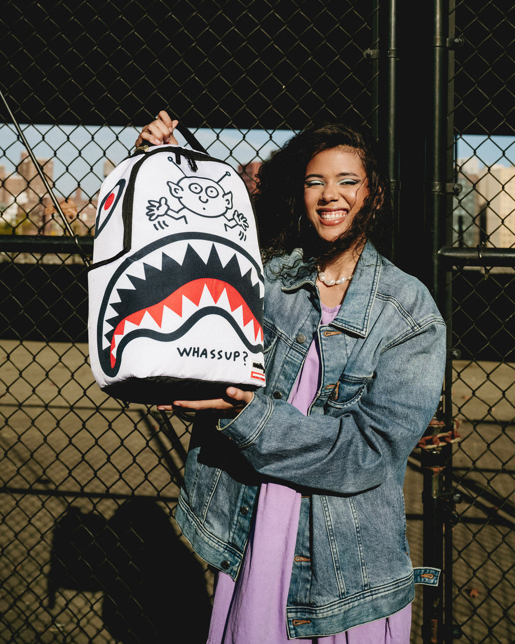 Limited Edition KEITH HARING WHASSUP ALIEN DLX BACKPACK