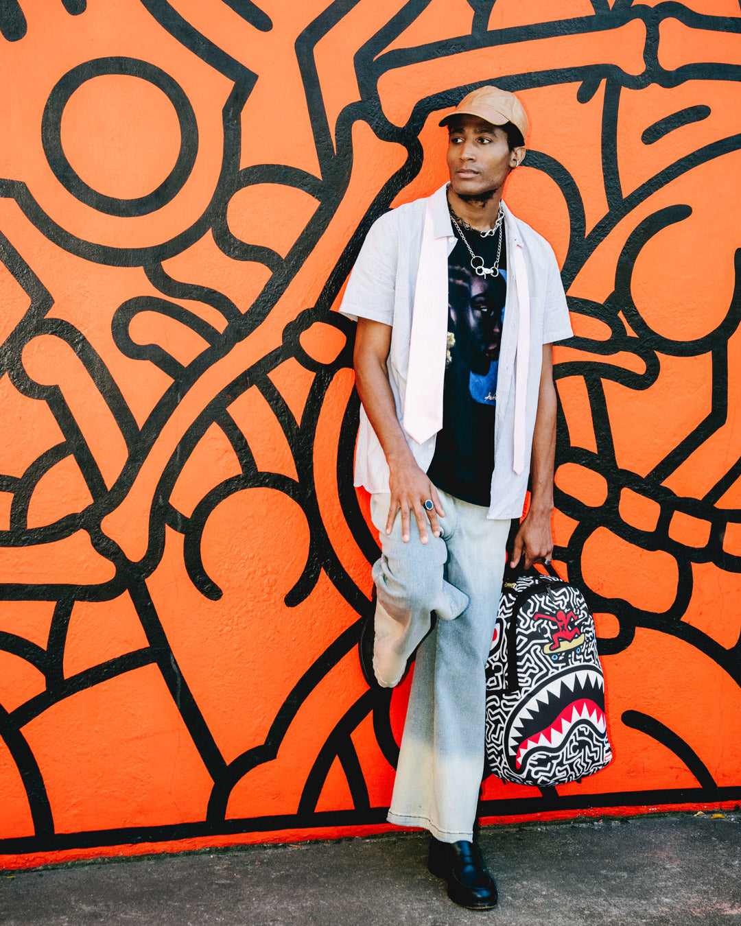Limited Edition KEITH HARING SKATER SHARK DLXSR BACKPACK
