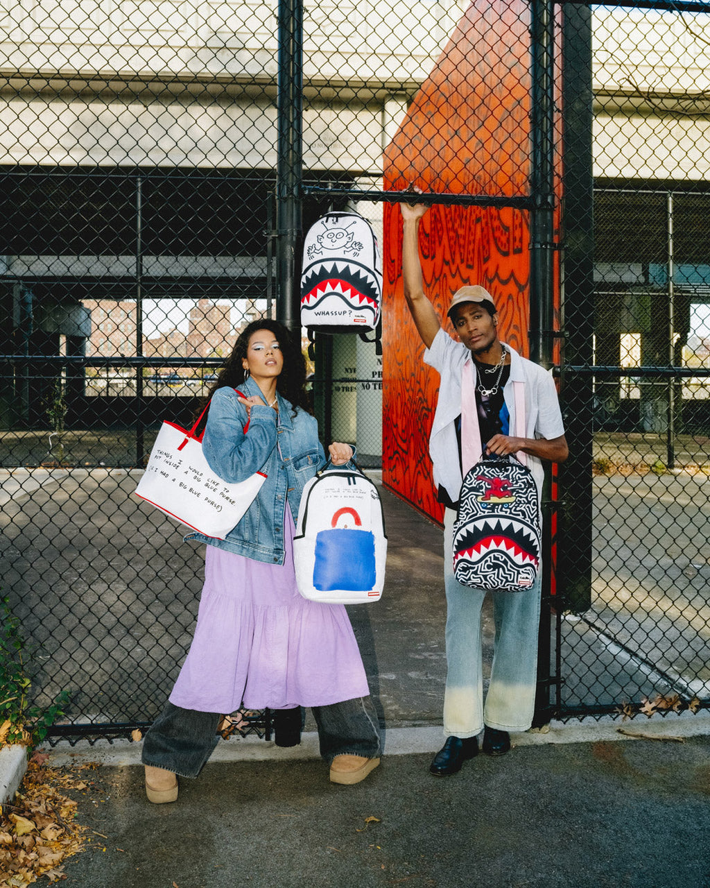 Limited Edition KEITH HARING SKATER SHARK DLXSR BACKPACK
