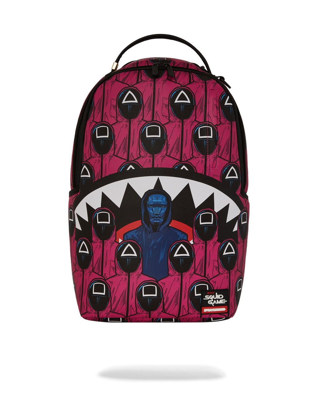 Limited Edition SQUID GAME COLLAB FRONT MAN & PINK GUARD SHARKS BACKPACK
