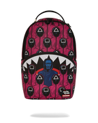 Limited Edition SQUID GAME COLLAB FRONT MAN & PINK GUARD SHARKS BACKPACK