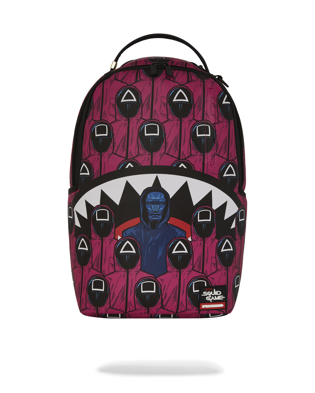 Limited Edition SQUID GAME COLLAB FRONT MAN & PINK GUARD SHARKS BACKPACK