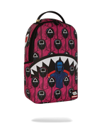 Limited Edition SQUID GAME COLLAB FRONT MAN & PINK GUARD SHARKS BACKPACK