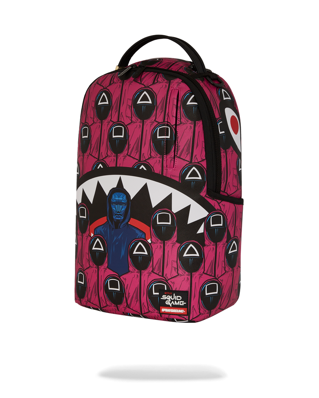 Limited Edition SQUID GAME COLLAB FRONT MAN & PINK GUARD SHARKS BACKPACK