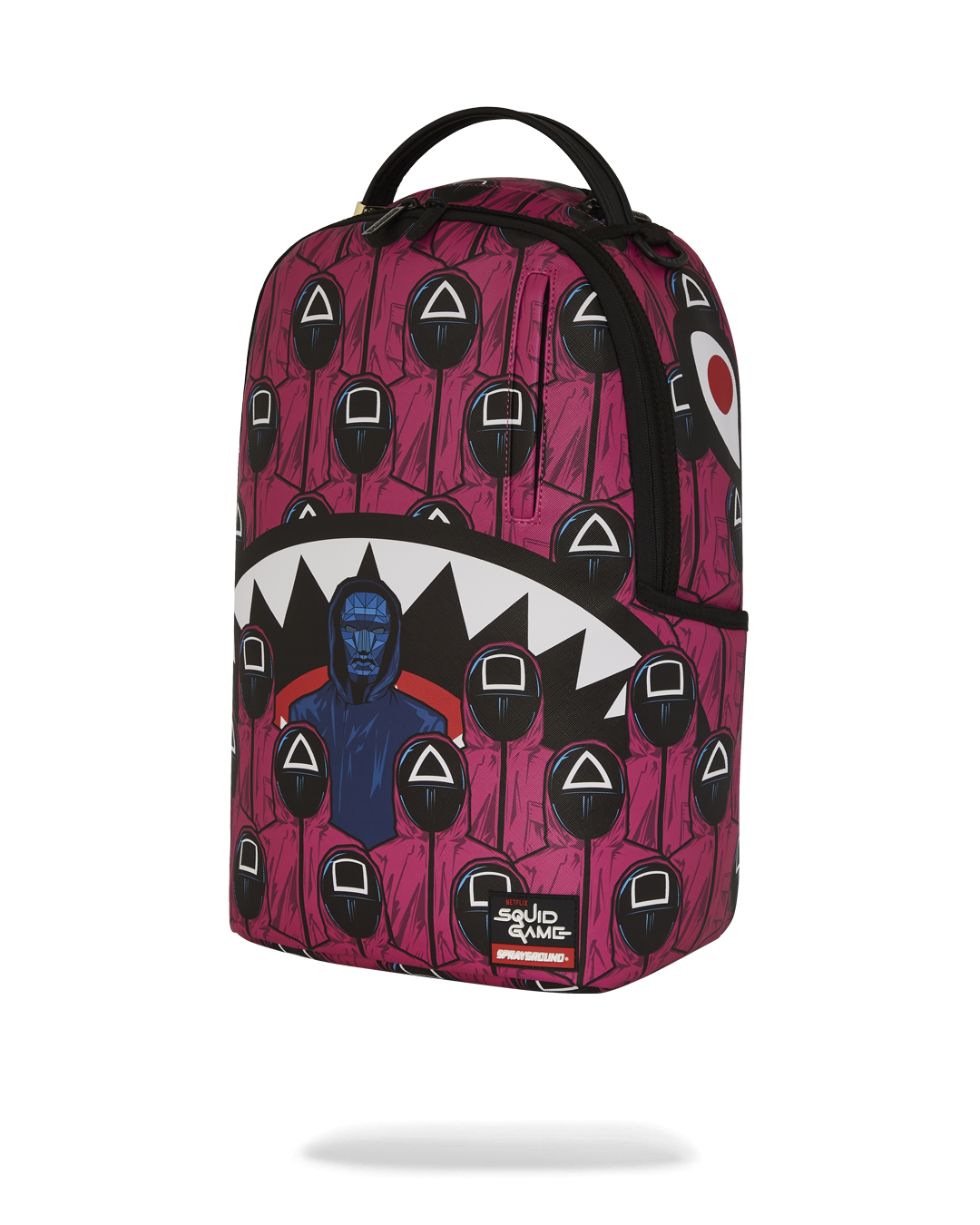 Limited Edition SQUID GAME COLLAB FRONT MAN & PINK GUARD SHARKS BACKPACK