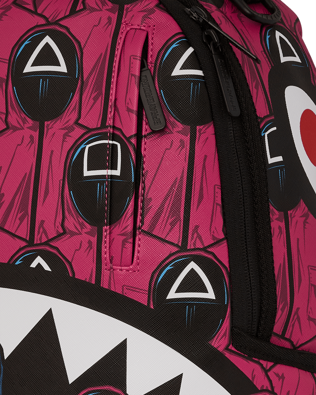 Limited Edition SQUID GAME COLLAB FRONT MAN & PINK GUARD SHARKS BACKPACK