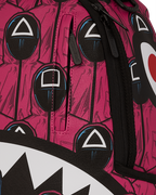 Limited Edition SQUID GAME COLLAB FRONT MAN & PINK GUARD SHARKS BACKPACK