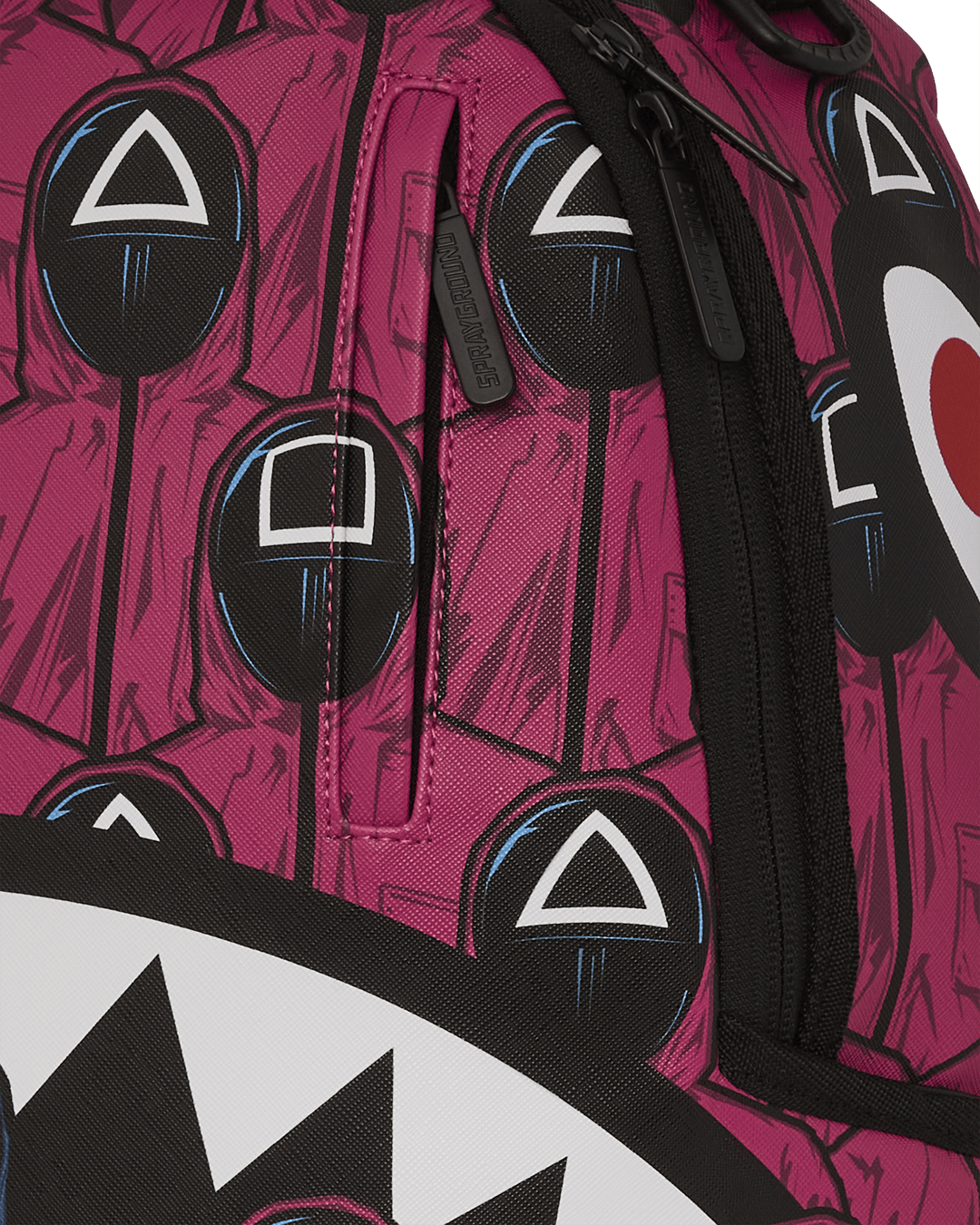 Limited Edition SQUID GAME COLLAB FRONT MAN & PINK GUARD SHARKS BACKPACK