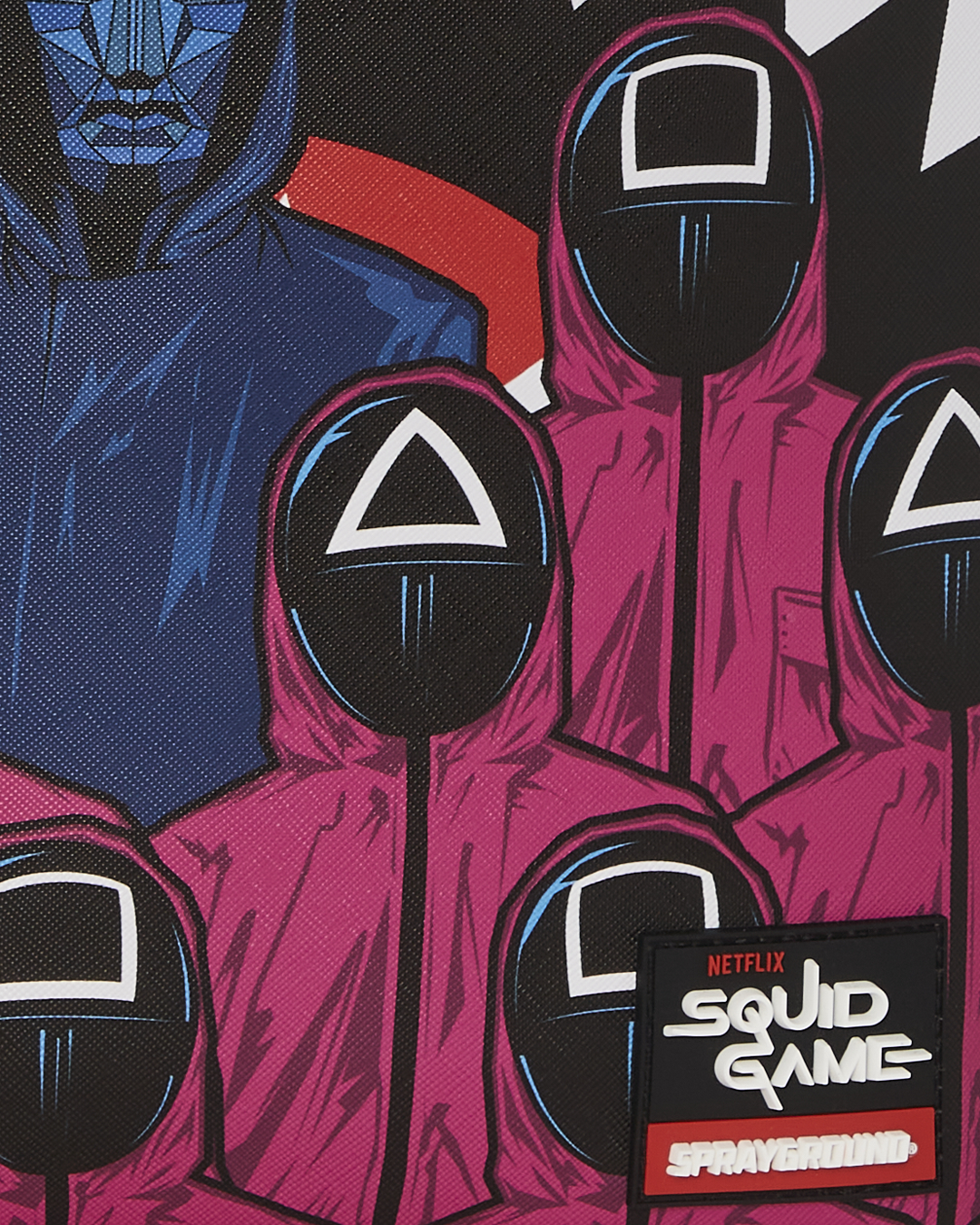 Limited Edition SQUID GAME COLLAB FRONT MAN & PINK GUARD SHARKS BACKPACK