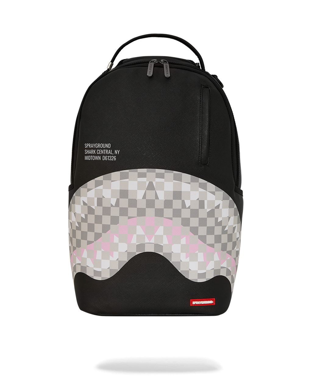 Limited Edition SHARK CENTRAL CREAM BLACK CHECK BACKPACK