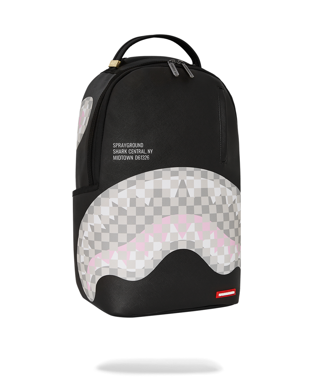 Limited Edition SHARK CENTRAL CREAM BLACK CHECK BACKPACK
