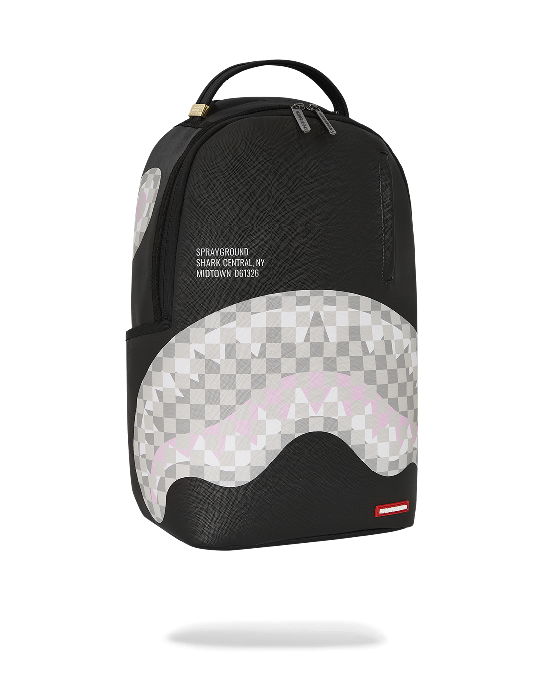 Limited Edition SHARK CENTRAL CREAM BLACK CHECK BACKPACK