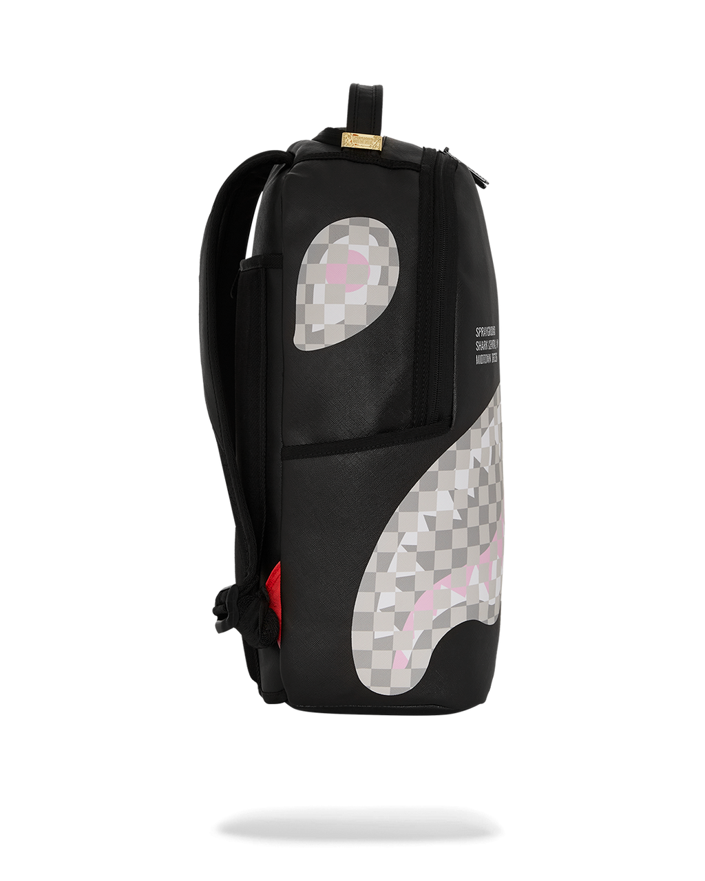 Limited Edition SHARK CENTRAL CREAM BLACK CHECK BACKPACK