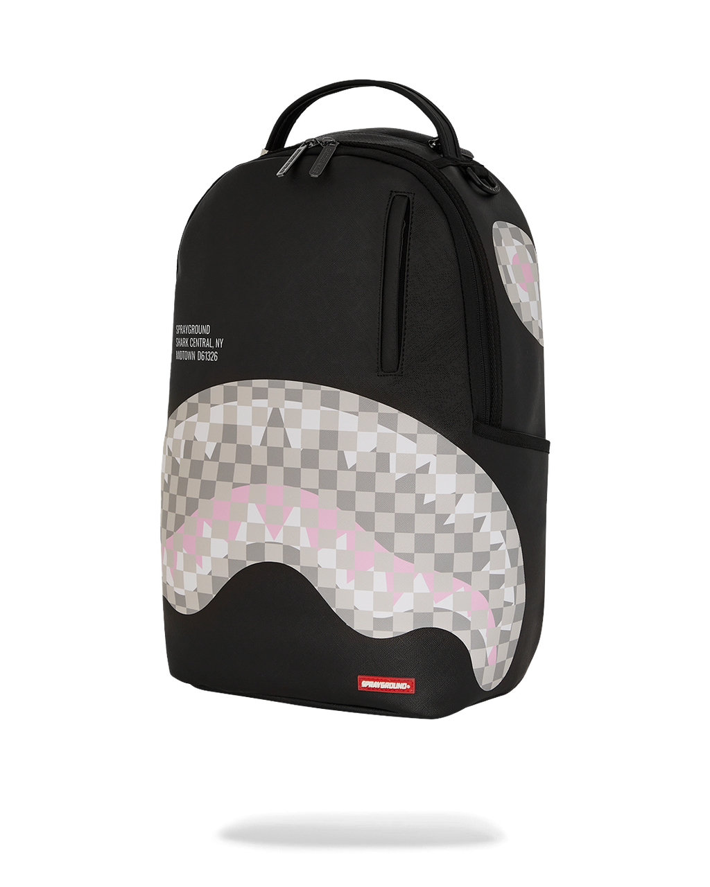 Limited Edition SHARK CENTRAL CREAM BLACK CHECK BACKPACK