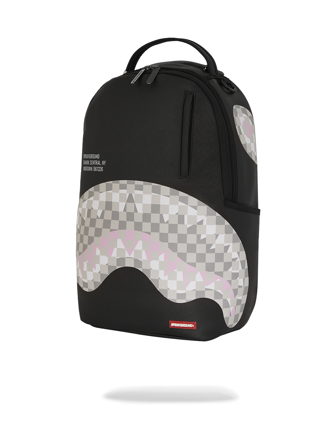 Limited Edition SHARK CENTRAL CREAM BLACK CHECK BACKPACK