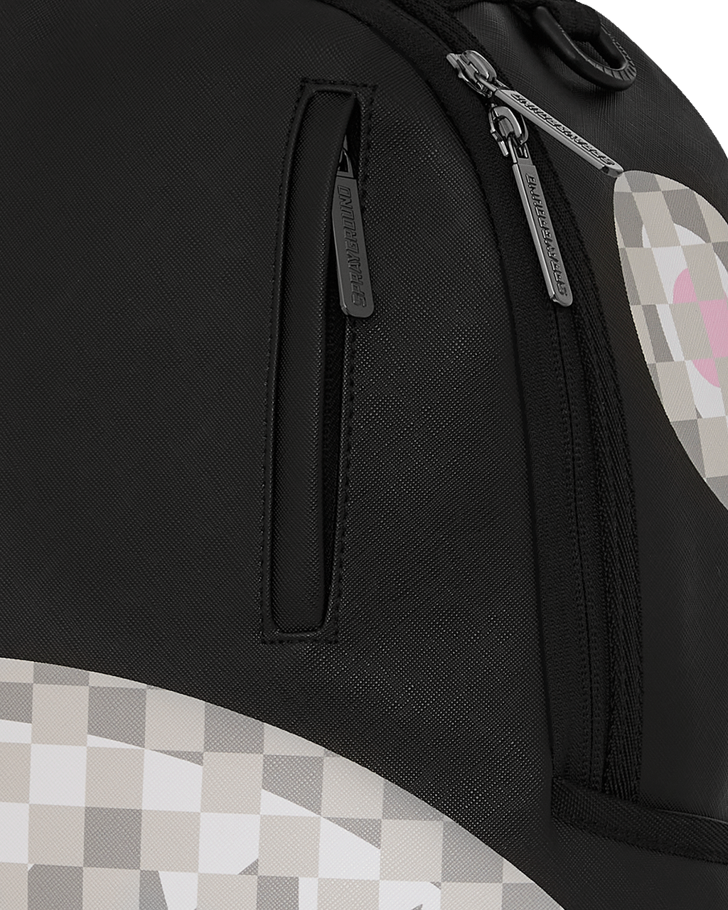 Limited Edition SHARK CENTRAL CREAM BLACK CHECK BACKPACK
