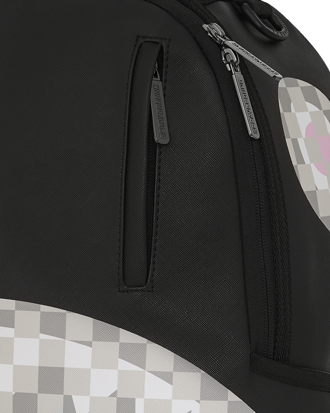 Limited Edition SHARK CENTRAL CREAM BLACK CHECK BACKPACK