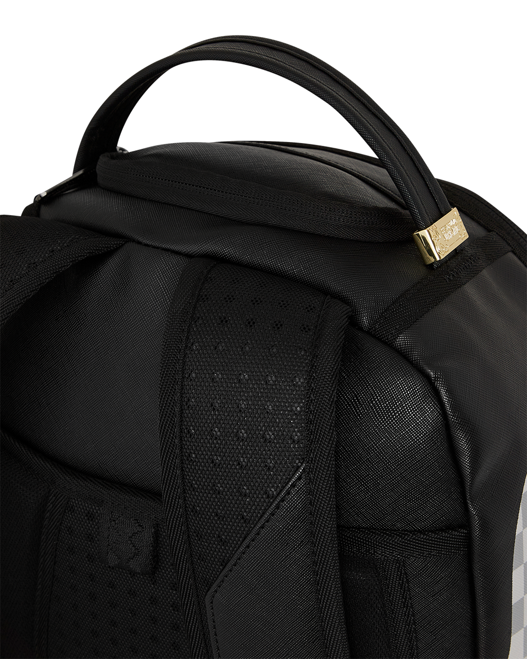 Limited Edition SHARK CENTRAL CREAM BLACK CHECK BACKPACK