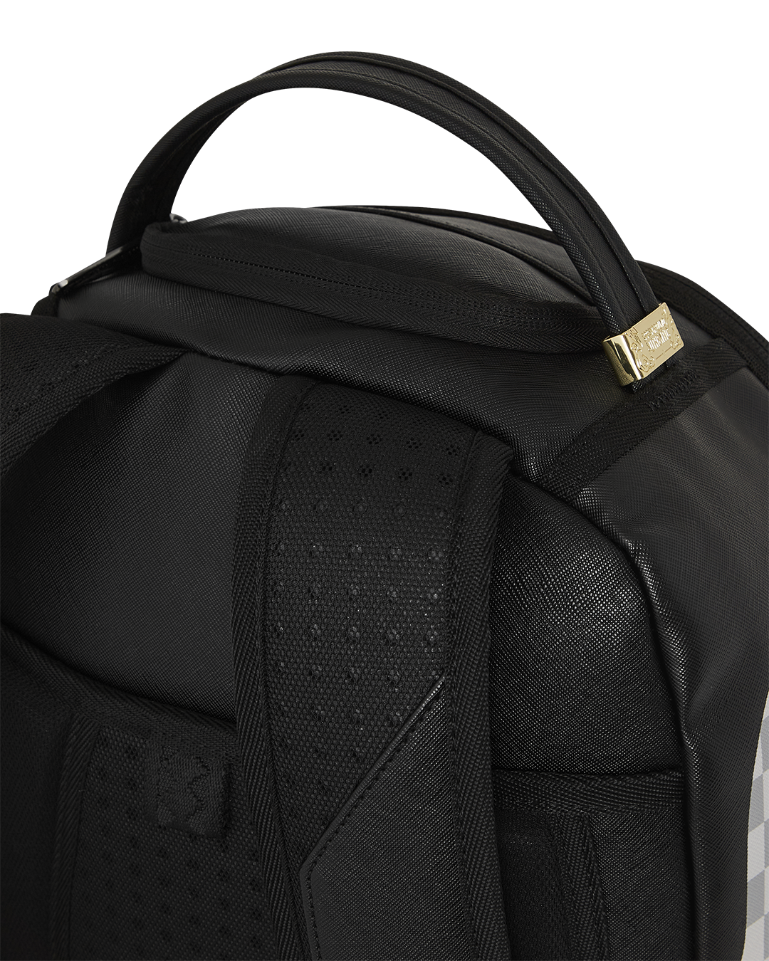 Limited Edition SHARK CENTRAL CREAM BLACK CHECK BACKPACK