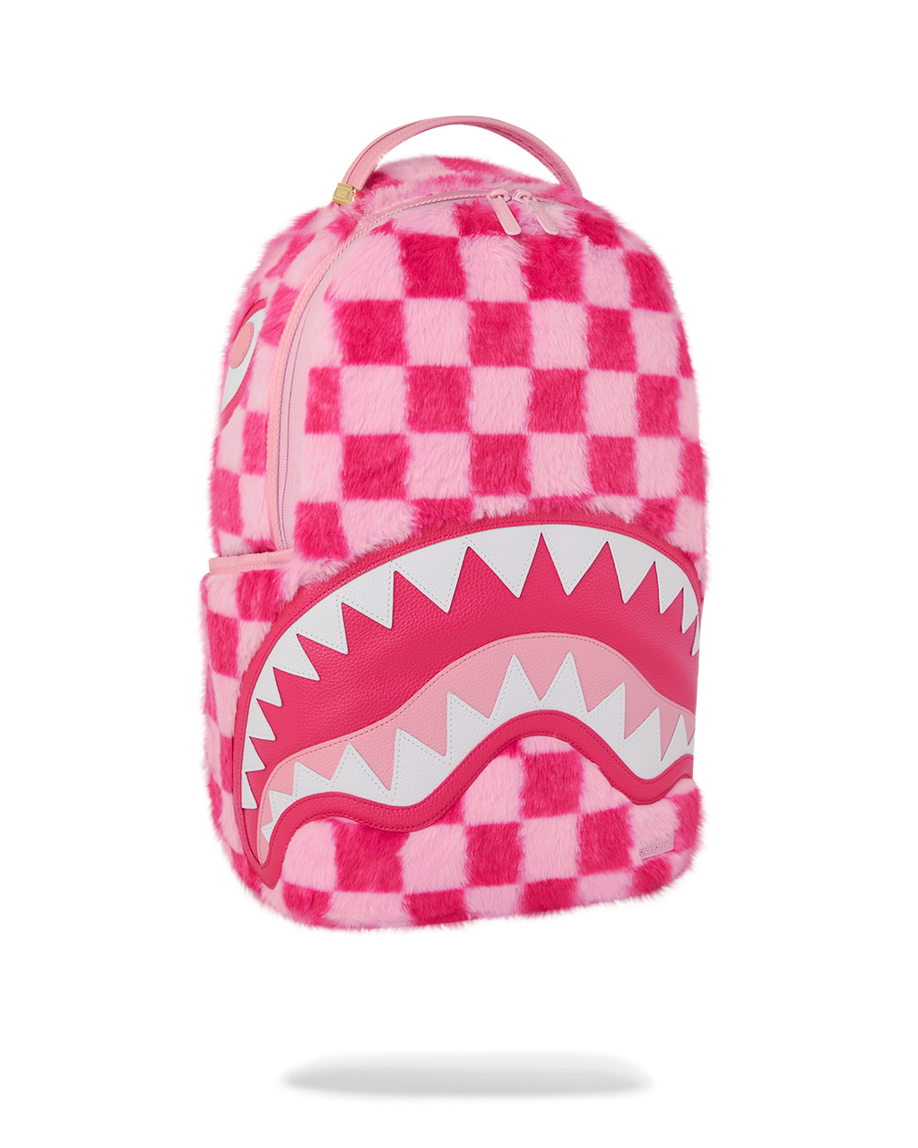 Limited Edition FURZILLA SHARK PINK CHECK BACKPACK