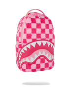 Limited Edition FURZILLA SHARK PINK CHECK BACKPACK