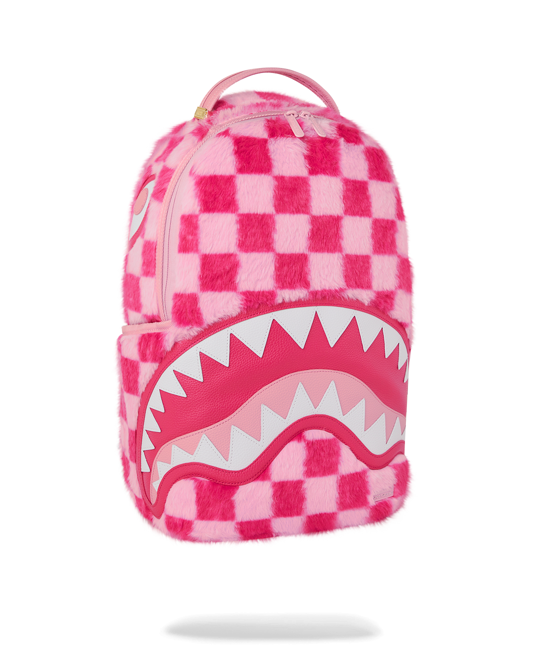 Limited Edition FURZILLA SHARK PINK CHECK BACKPACK