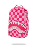 Limited Edition FURZILLA SHARK PINK CHECK BACKPACK