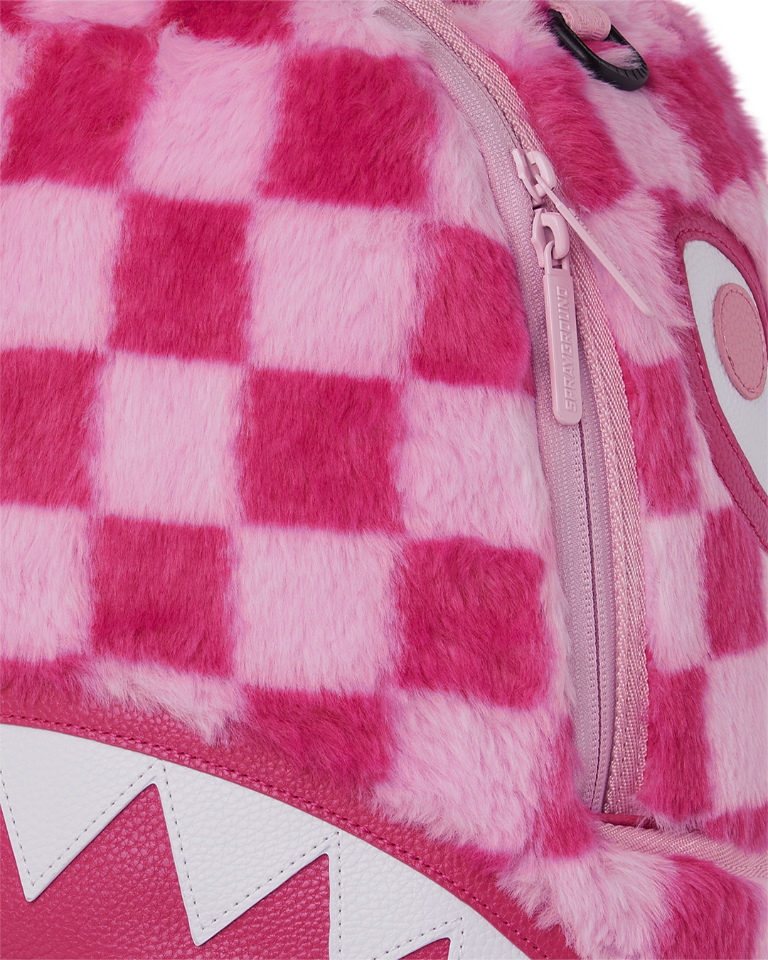 Limited Edition FURZILLA SHARK PINK CHECK BACKPACK