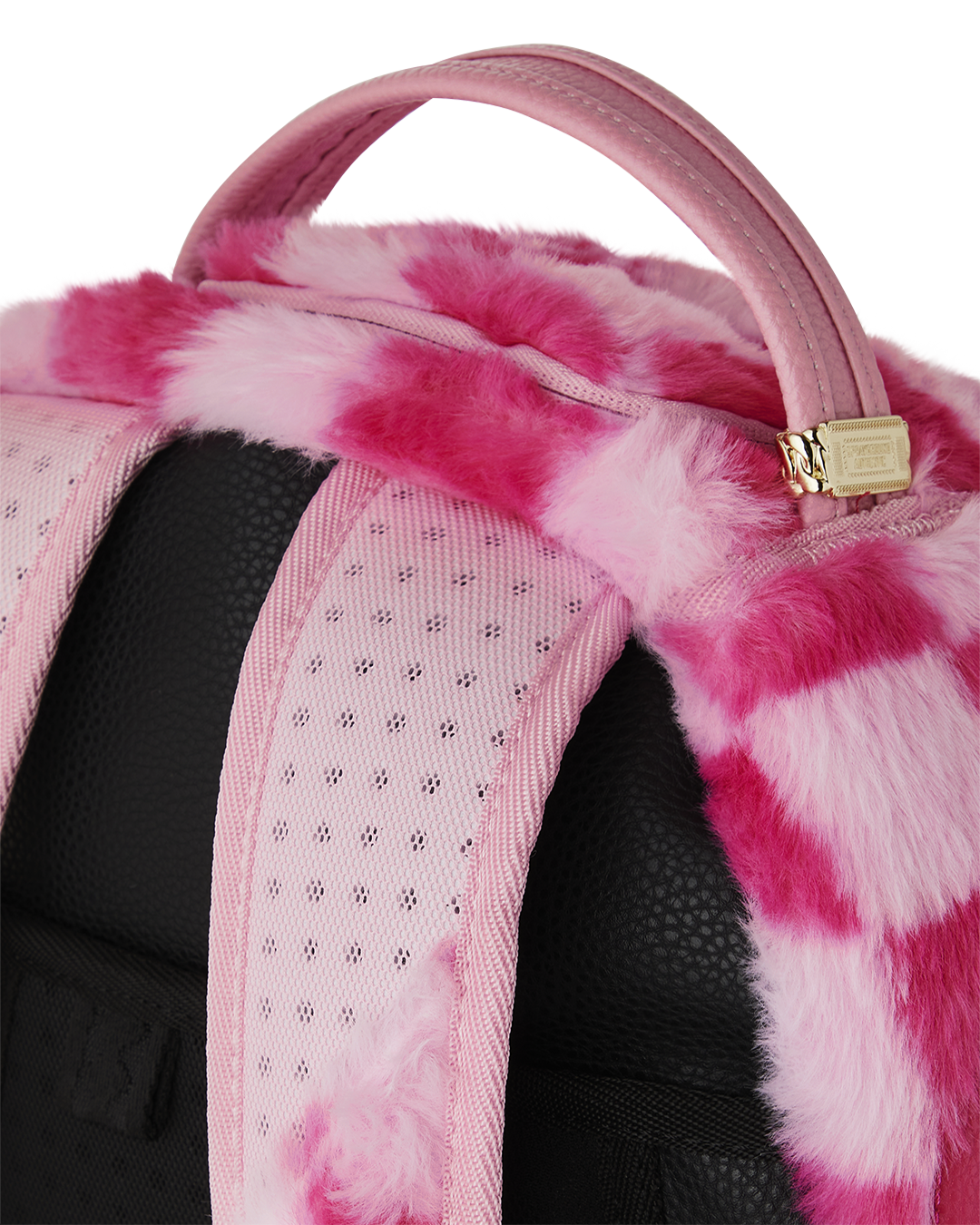 Limited Edition FURZILLA SHARK PINK CHECK BACKPACK