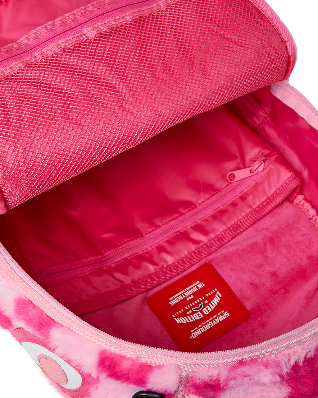 Limited Edition FURZILLA SHARK PINK CHECK BACKPACK