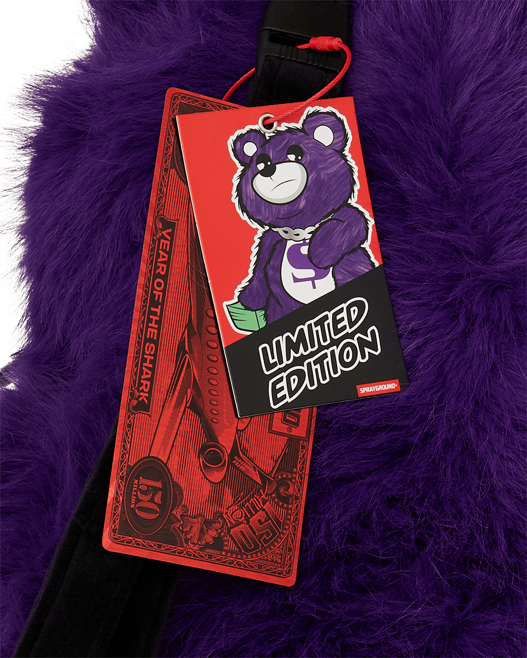 Limited Edition FURZILLA SHARK PURP MONEYBEAR BACKPACK