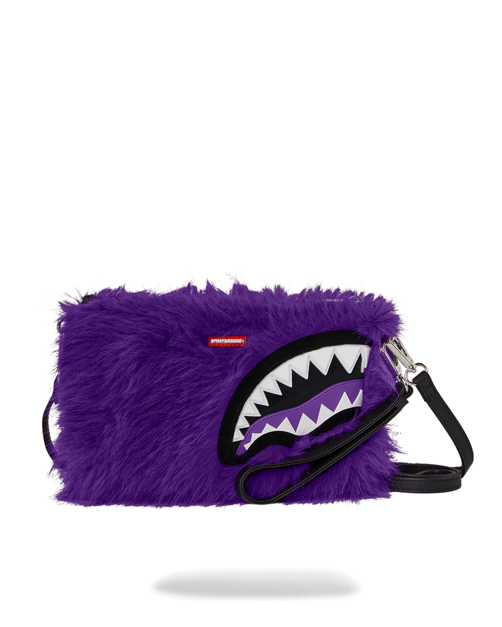 Limited Edition FURZILLA SHARK PURP CROSSOVER CLUTCH
