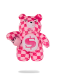 Limited Edition FURZILLA SHARK PINK CHECK MONEYBEAR BACKPACK
