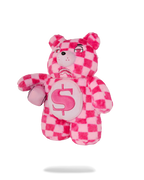 Limited Edition FURZILLA SHARK PINK CHECK MONEYBEAR BACKPACK