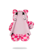 Limited Edition FURZILLA SHARK PINK CHECK MONEYBEAR BACKPACK