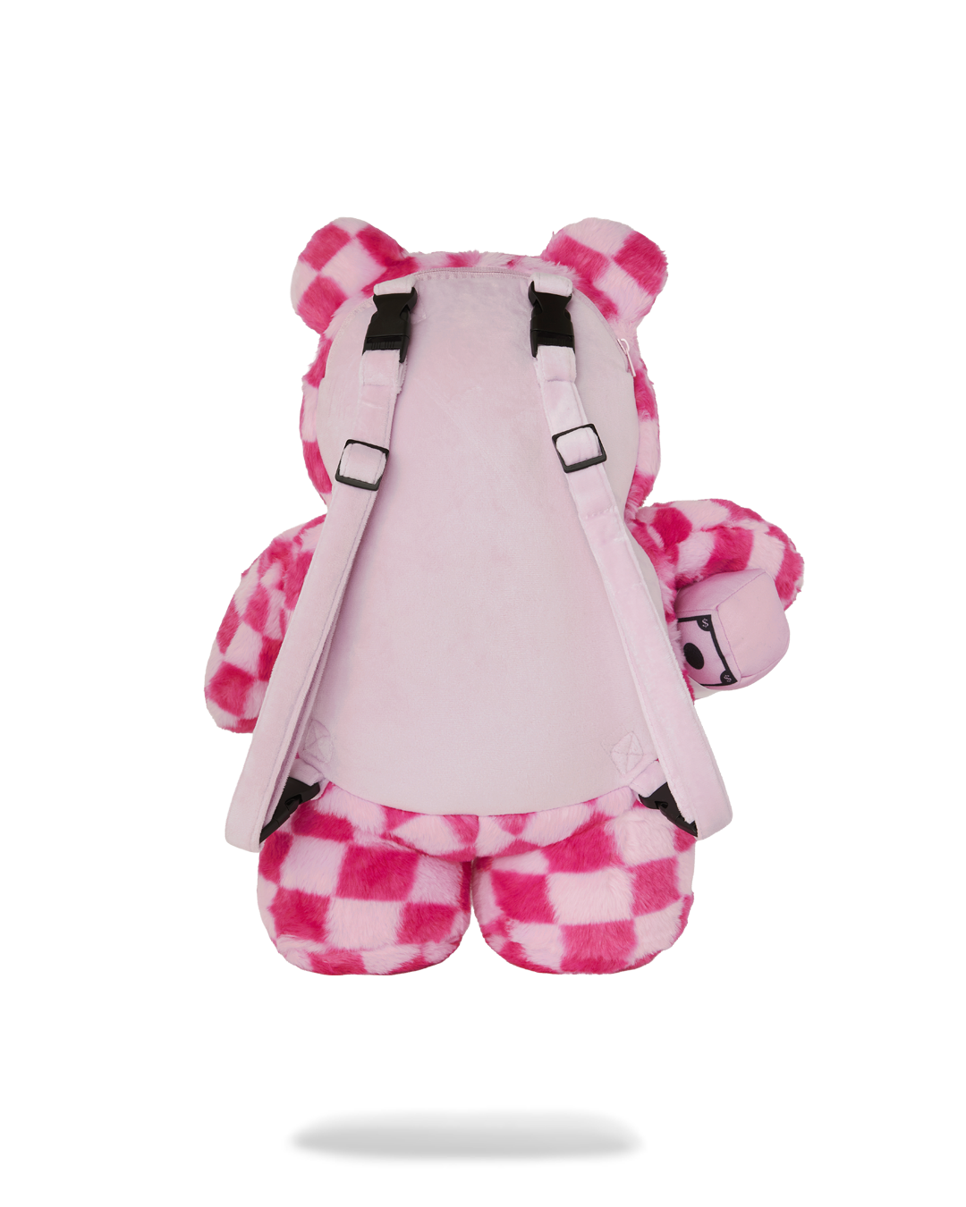 Limited Edition FURZILLA SHARK PINK CHECK MONEYBEAR BACKPACK