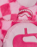 Limited Edition FURZILLA SHARK PINK CHECK MONEYBEAR BACKPACK