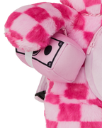 Limited Edition FURZILLA SHARK PINK CHECK MONEYBEAR BACKPACK