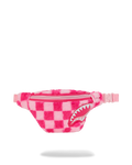 Limited Edition FURZILLA SHARK PINK CHECK SAVVY CROSSBODY