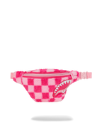 Limited Edition FURZILLA SHARK PINK CHECK SAVVY CROSSBODY