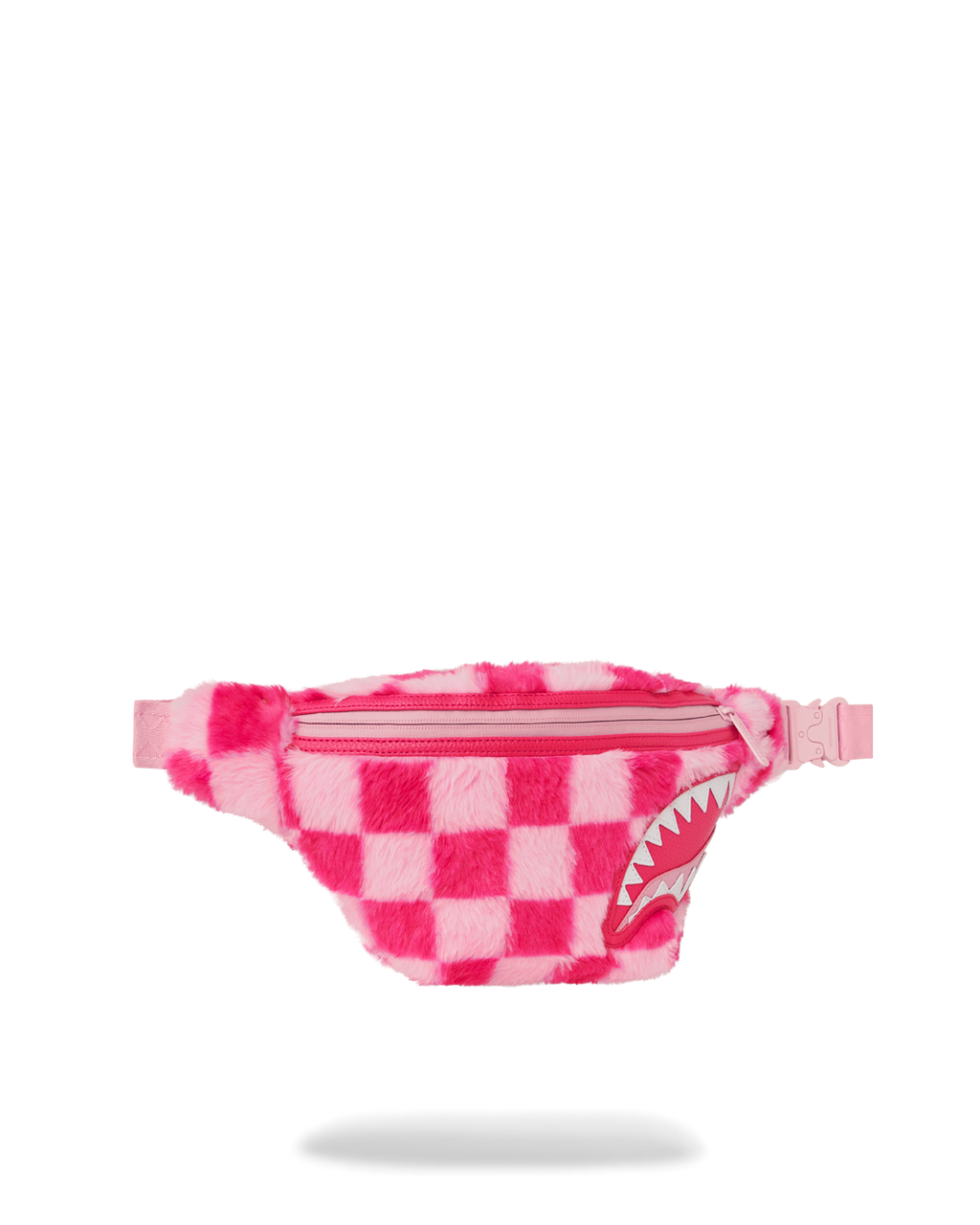Limited Edition FURZILLA SHARK PINK CHECK SAVVY CROSSBODY