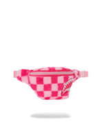 Limited Edition FURZILLA SHARK PINK CHECK SAVVY CROSSBODY