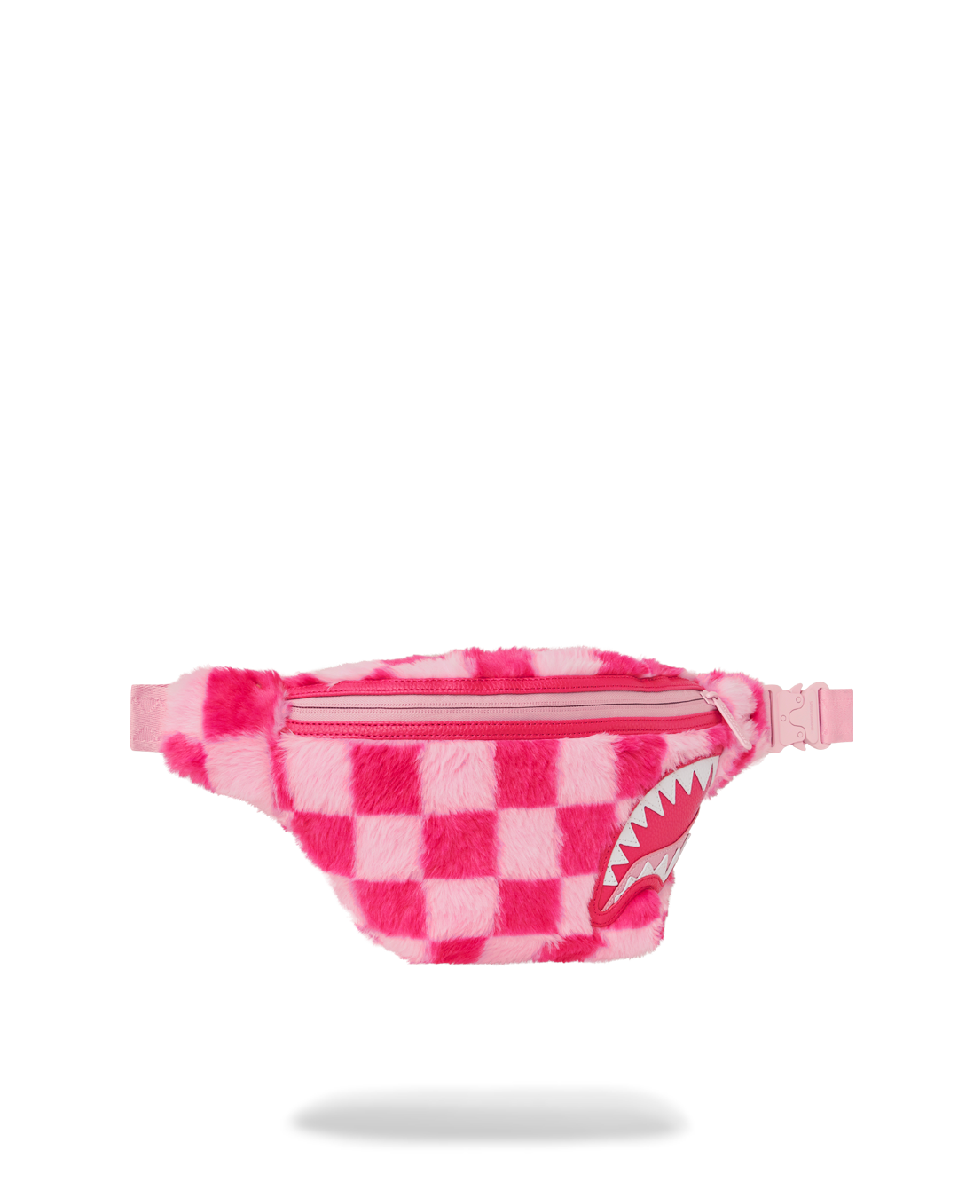 Limited Edition FURZILLA SHARK PINK CHECK SAVVY CROSSBODY