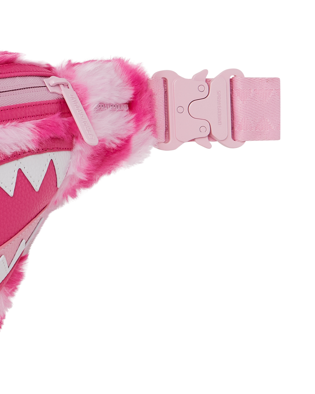 Limited Edition FURZILLA SHARK PINK CHECK SAVVY CROSSBODY